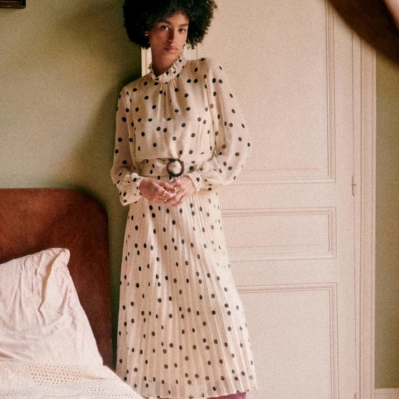 NWOT Sezane Musa Midi Dress - Picture 4 of 4